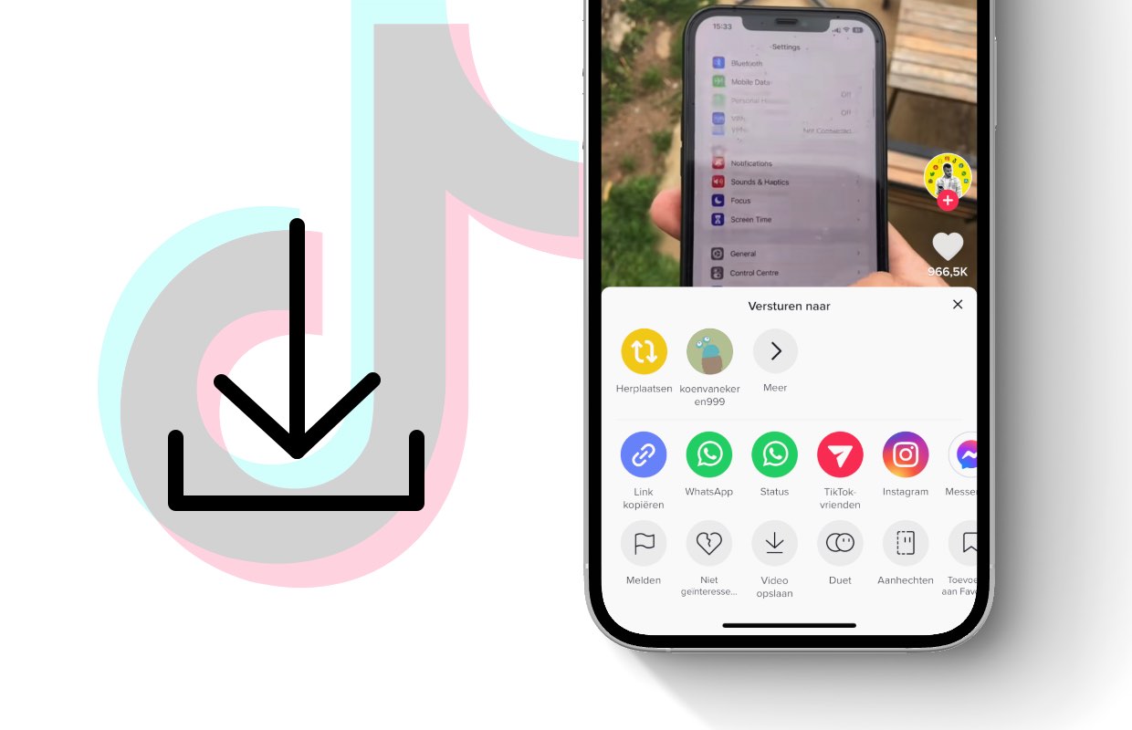 TikTok video downloaden (zonder watermerk): zo doe je dat
