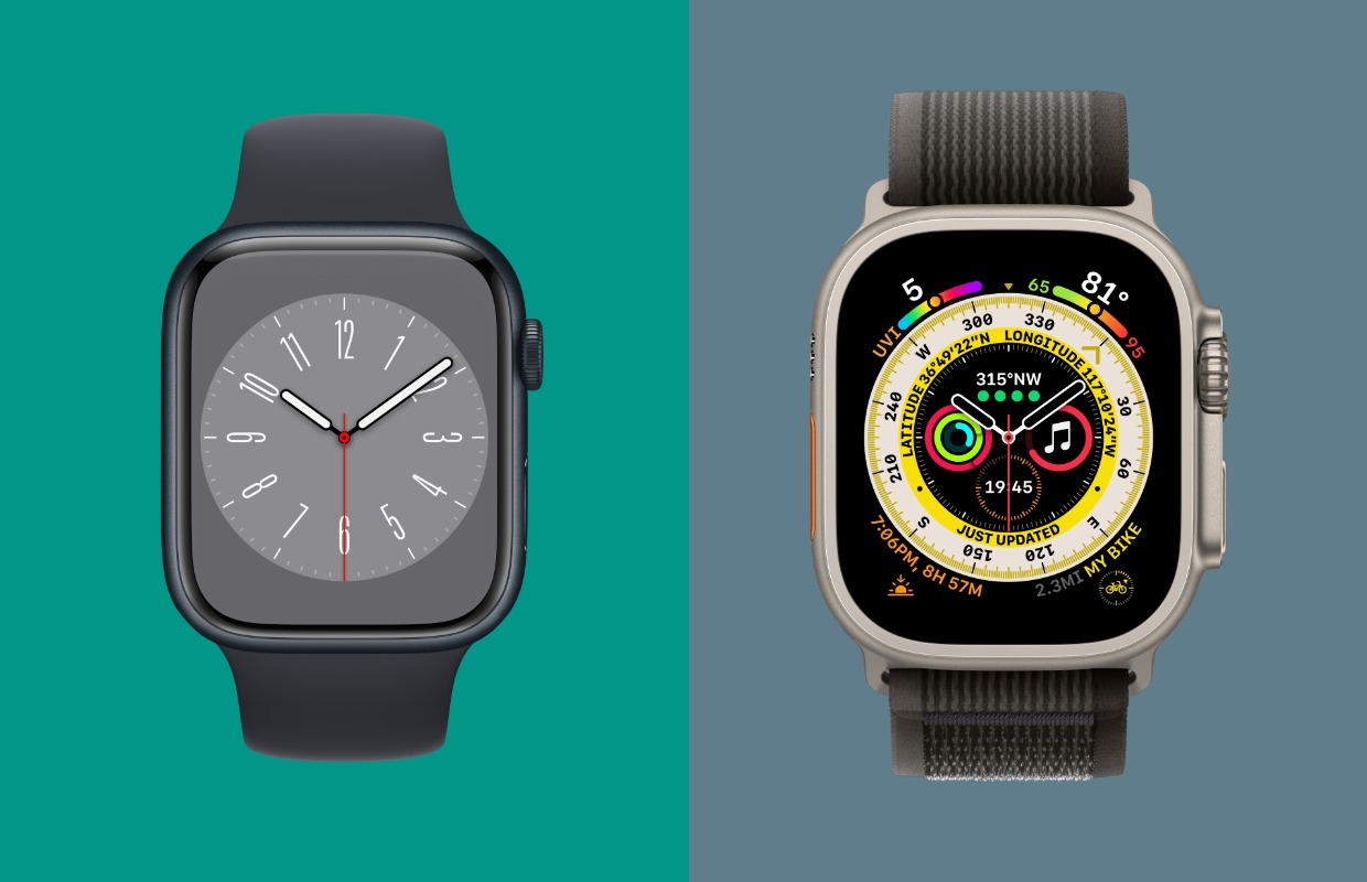 Apple Watch Series 8 vs Apple Watch Ultra: deze past (niet) bij jou