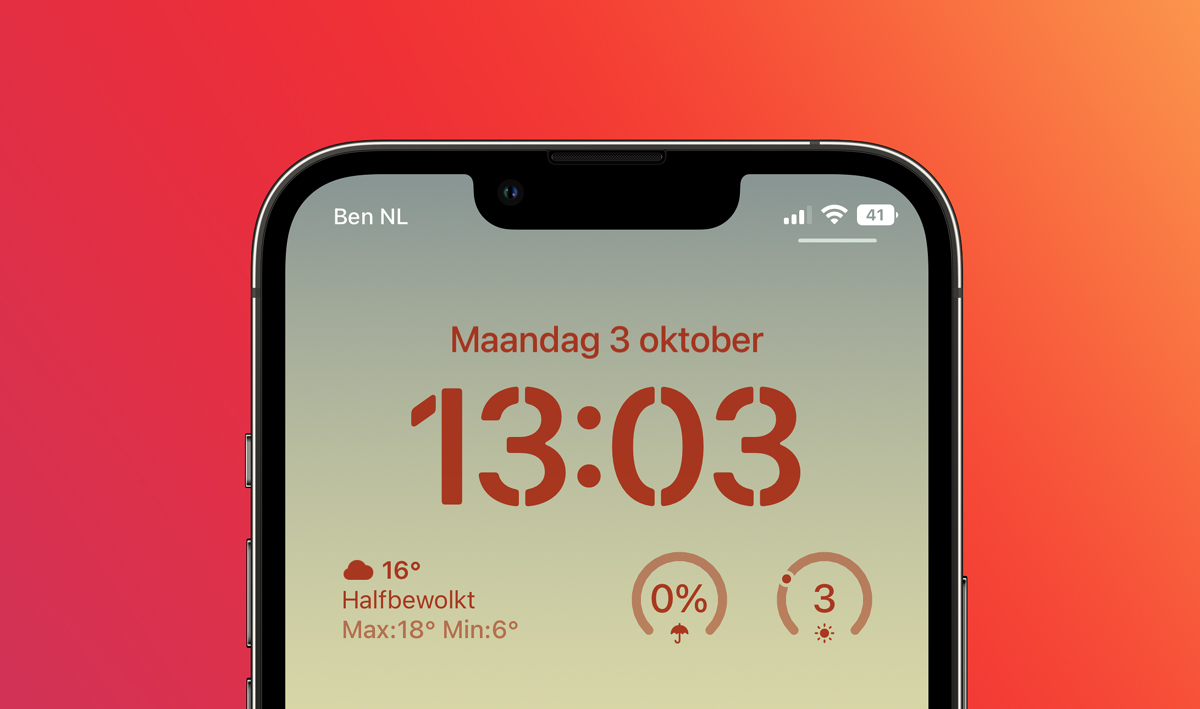 iOS 16: maak een tof vergrendelscherm met (je eigen) widgets