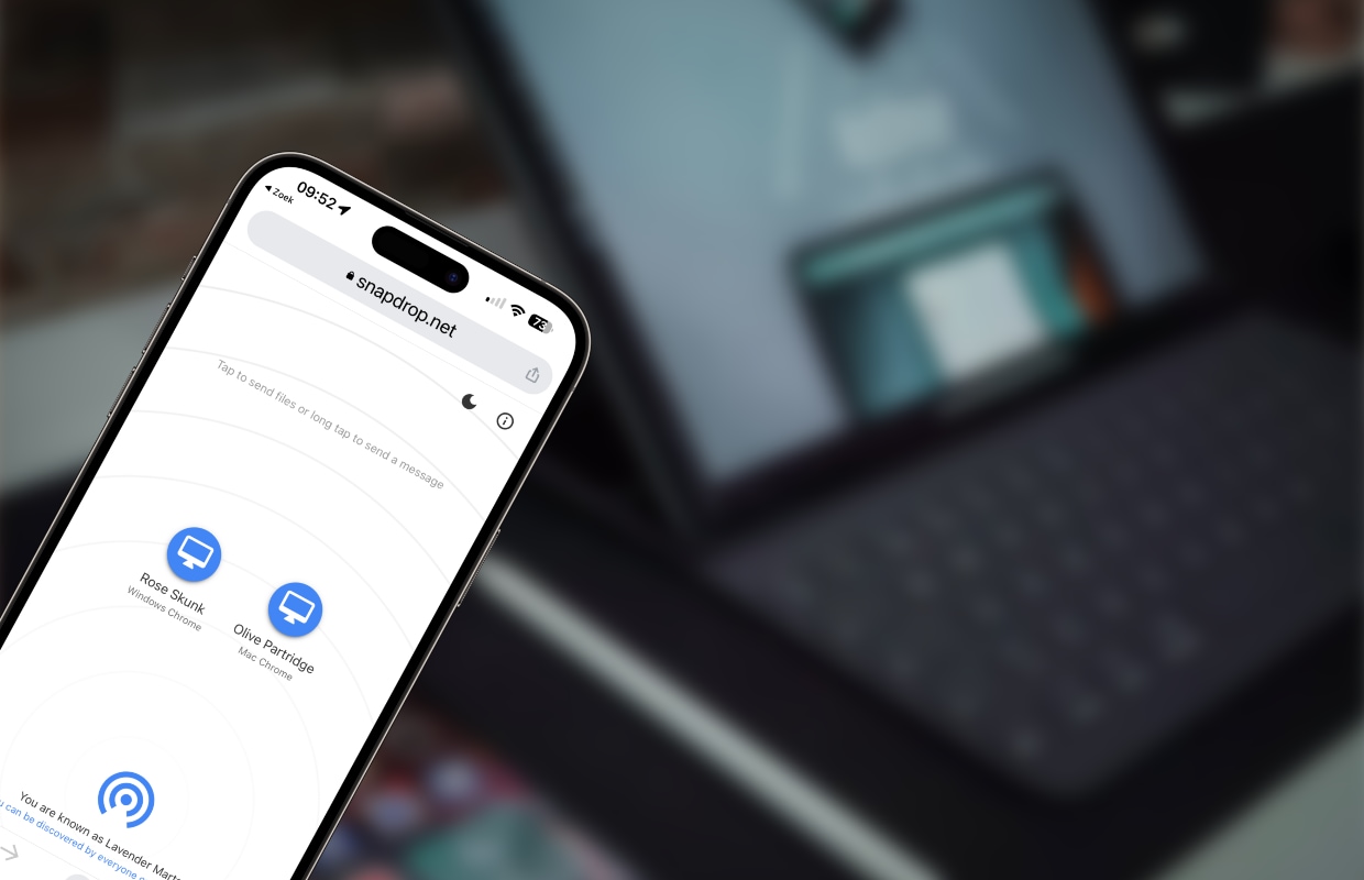 SnapDrop: AirDrop voor iedereen met én zonder iPhone