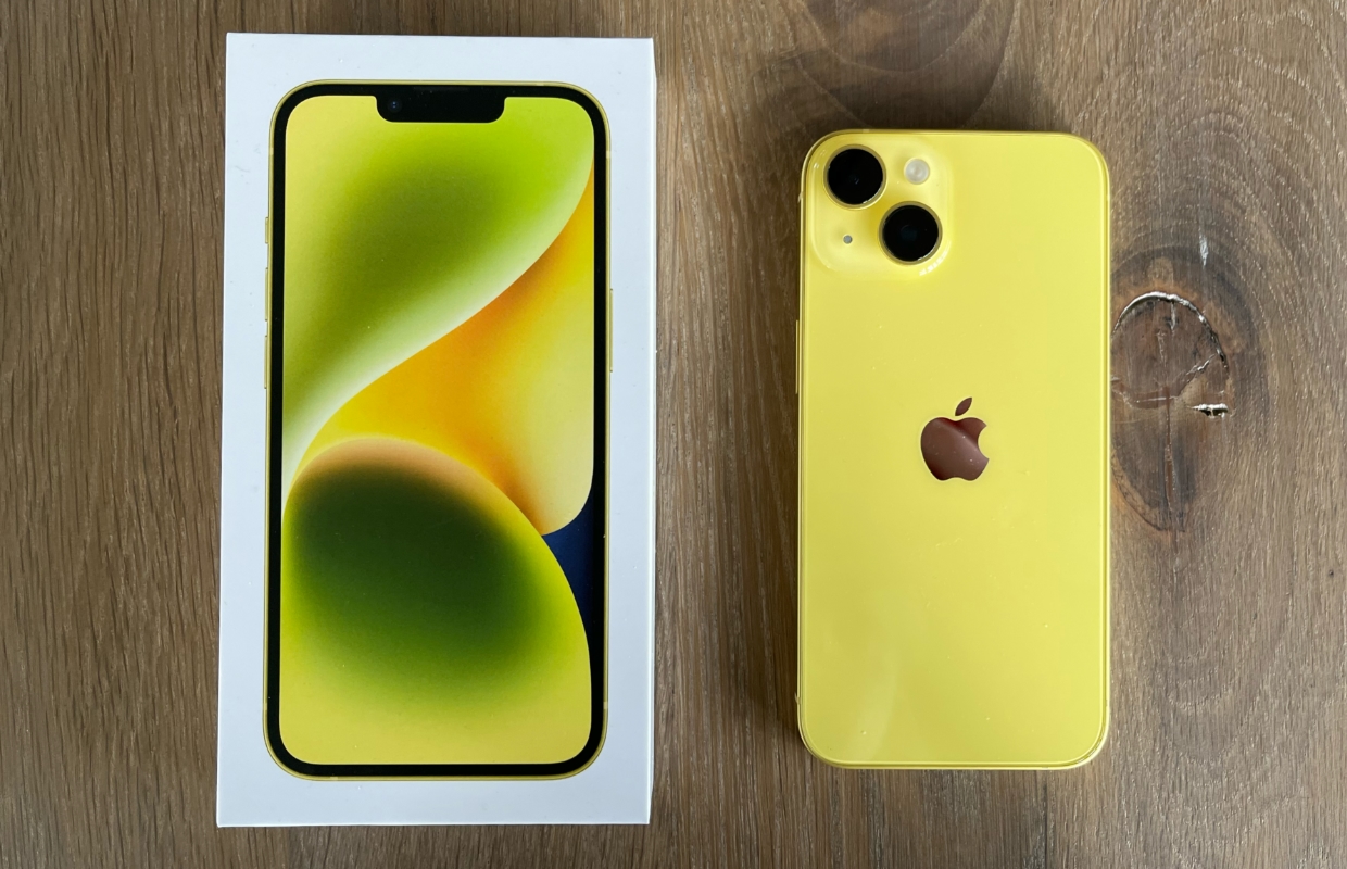 Zien: bekijk hier onze foto’s van de gele iPhone 14