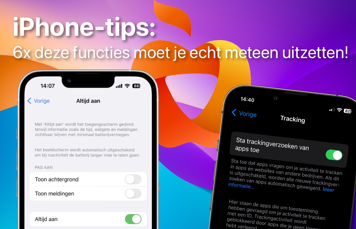 iPhone-tips: deze 6 functies moet je meteen uitzetten!