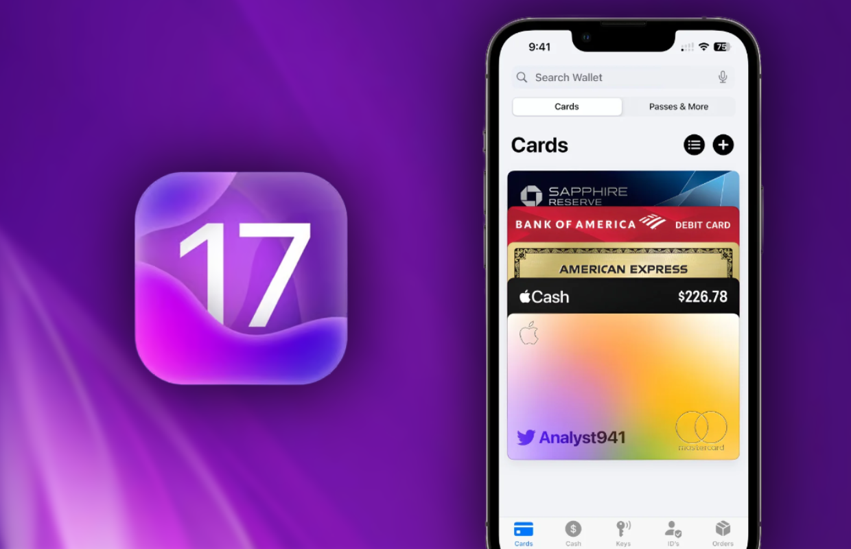 iOS 17 wallet iPhone-nieuws