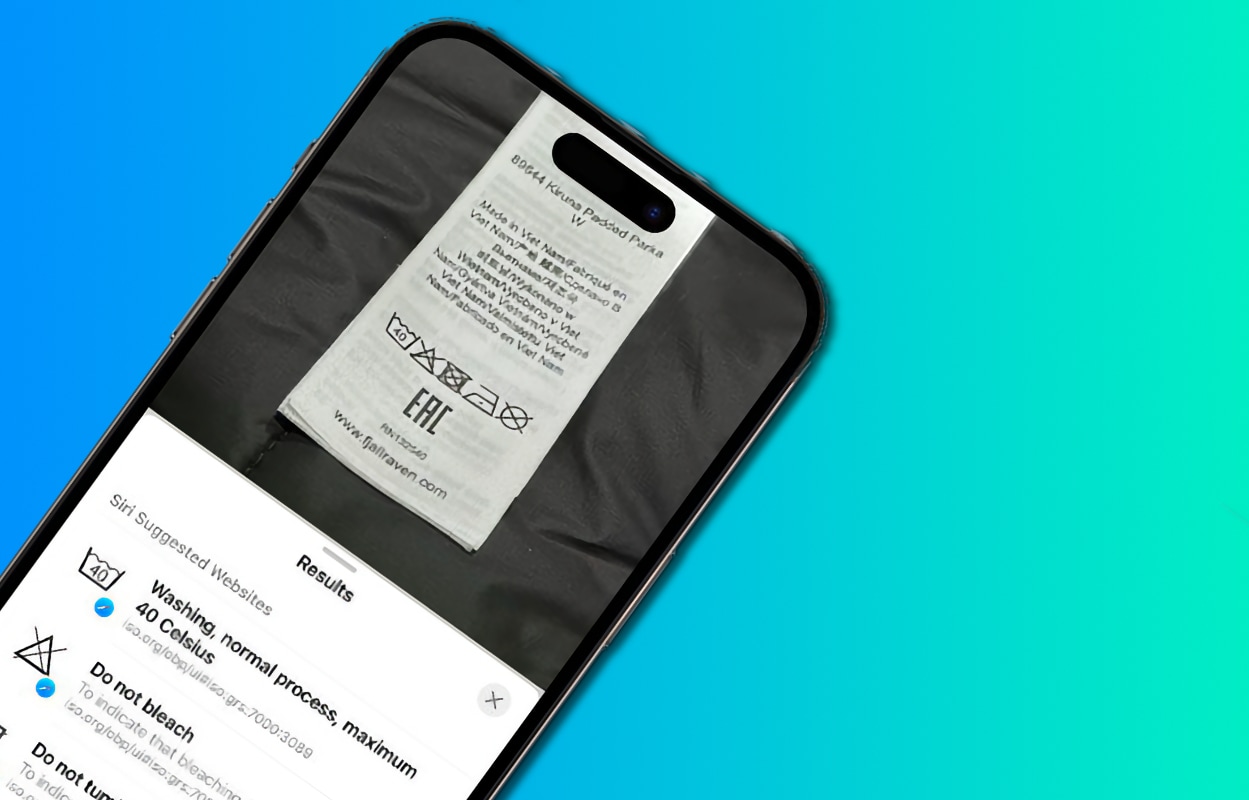 Handig: iOS 17 legt de wasadviezen (en symbolen) bij kleren uit