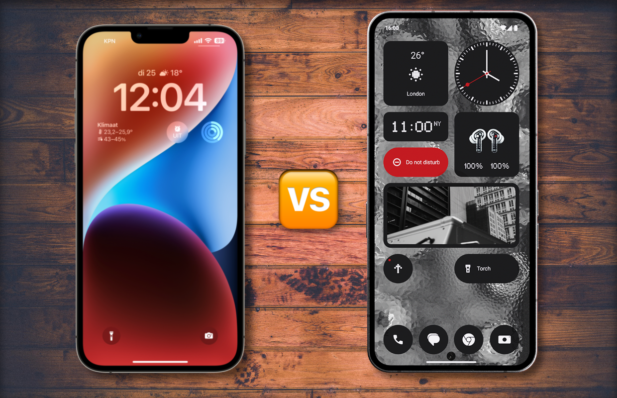 iPhone 14 vs. Nothing Phone (2): dit zijn de verschillen