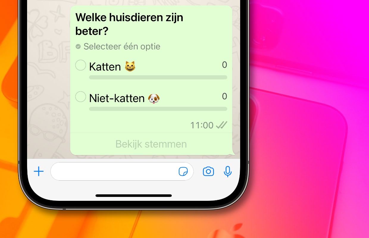 Poll maken in WhatsApp: simpel, snel en superleuk