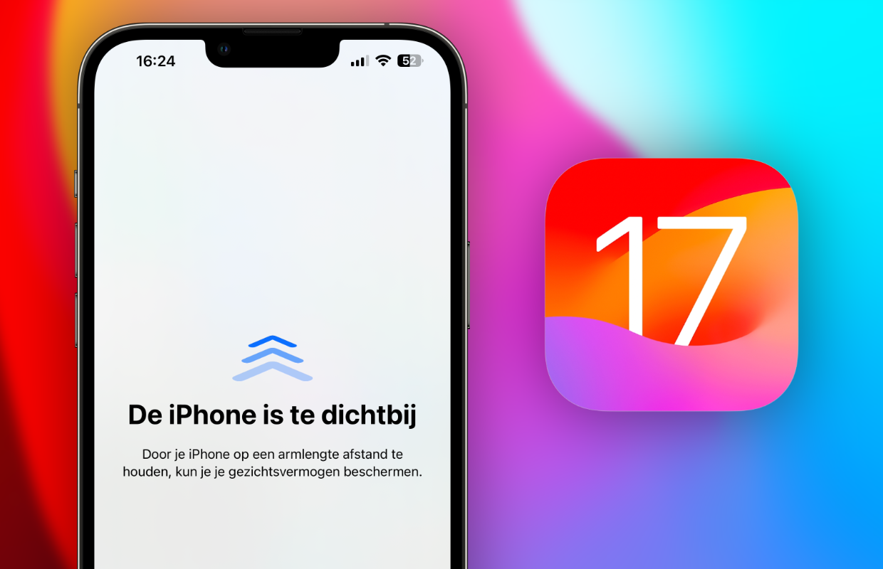 Schermafstand in iOS 17: houd je iPhone nooit meer te dichtbij