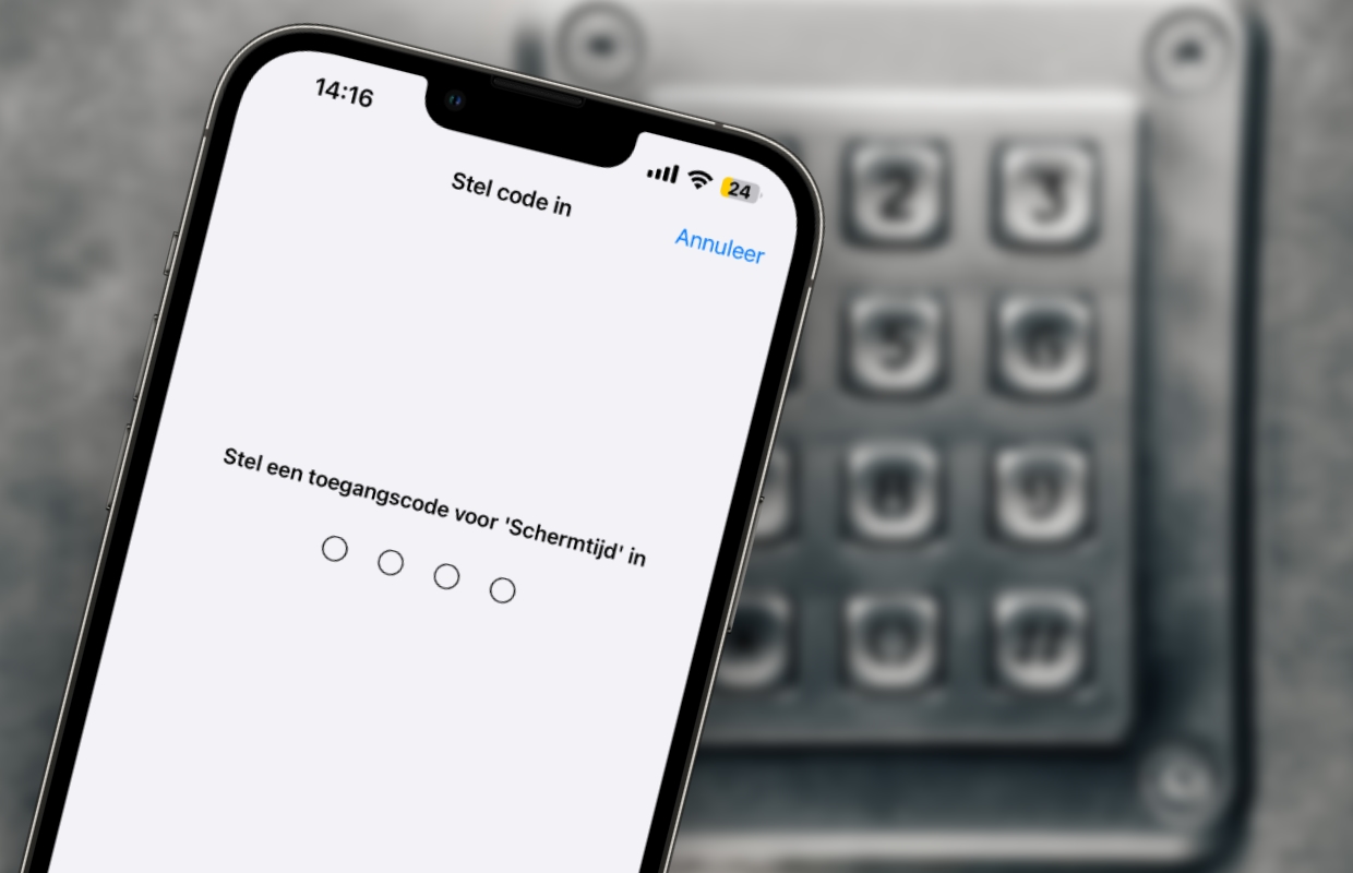 iPhone schermtijd code