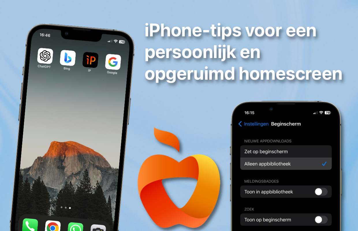 Met deze gekke iPhone-tips wordt je homescreen persoonlijk én opgeruimd