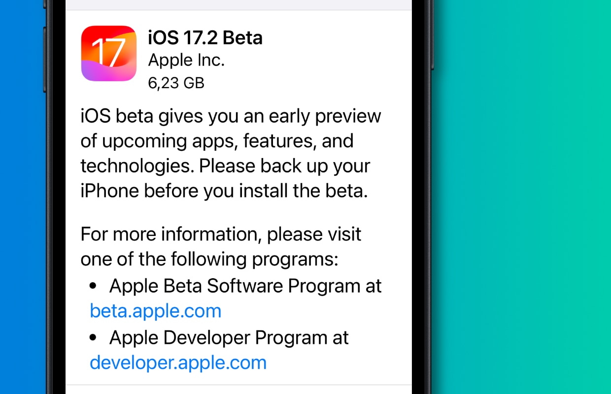 iOS 17.2 bèta is uit met nieuwe functies (dit zijn de vijf leukste)