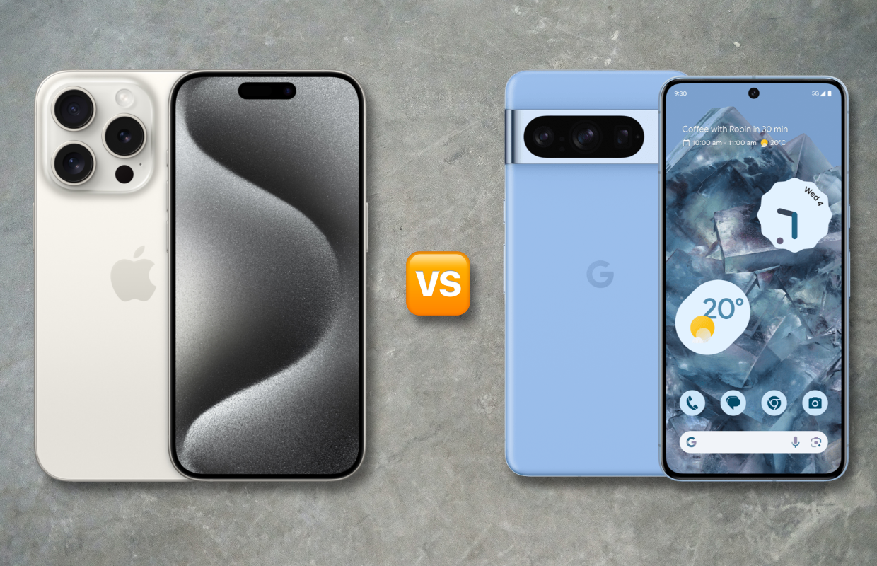 iPhone 15 Pro Max vs. Google Pixel 8 Pro: dit zijn de verschillen