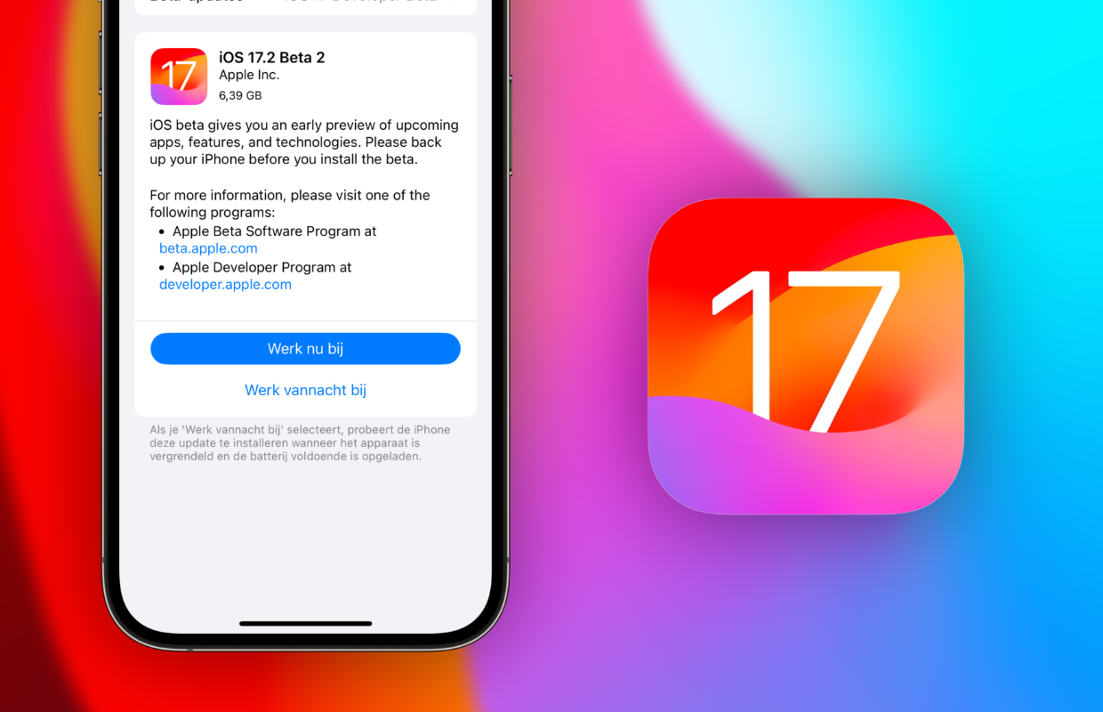 iOS 17.2 bèta 2 is uit (met een compleet nieuwe camerafunctie)