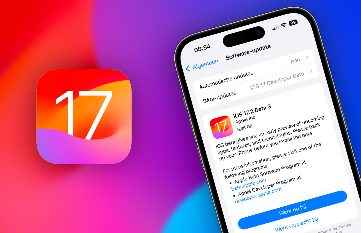 iOS 17.2 bèta 3 is beschikbaar (met deze veranderingen voor je iPhone)