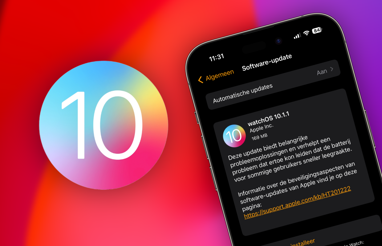 Apple lanceert watchOS 10.1.1: dit verandert er met de update