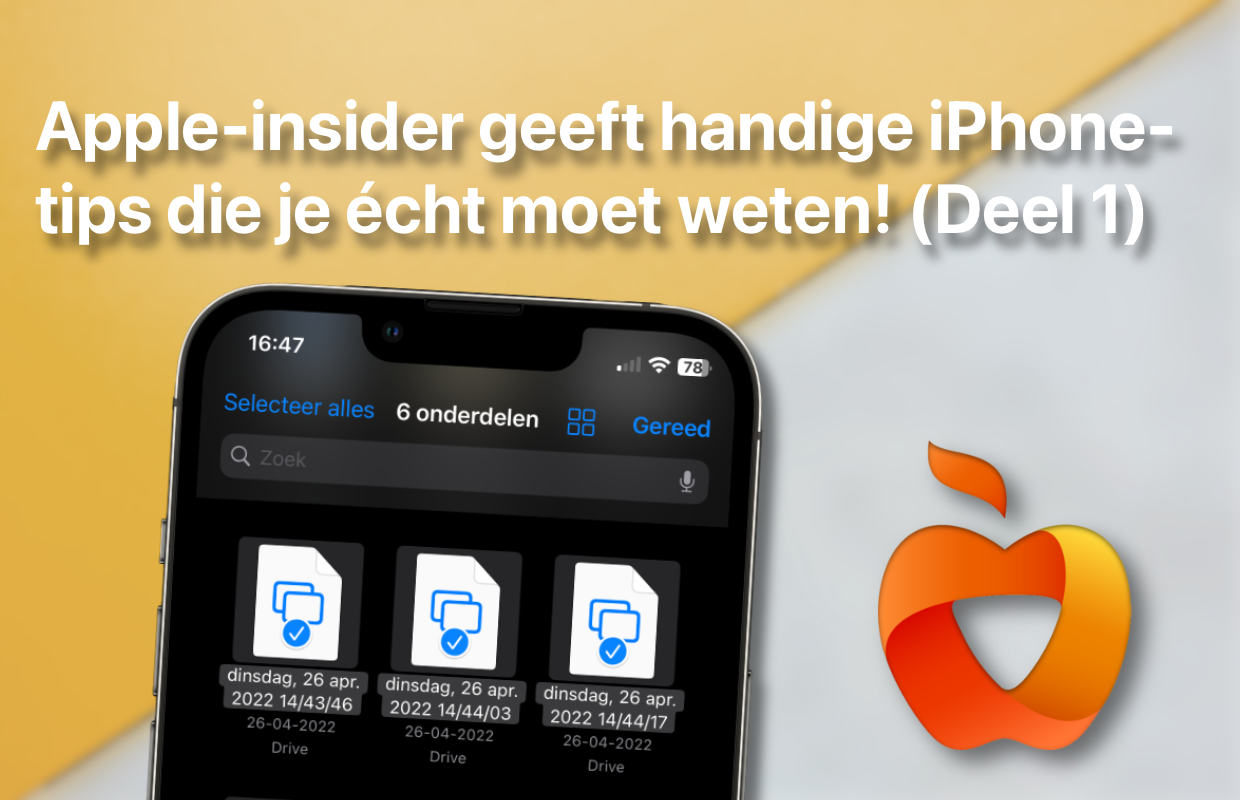 Apple-insider geeft handige iPhone-tips die je écht moet weten! (Deel 1)