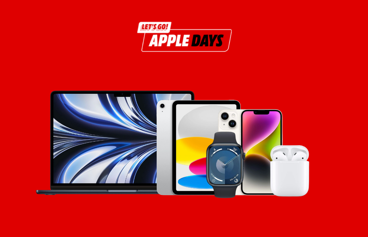 Apple Days gestart bij MediaMarkt: hoge kortingen voor de echte Apple-fan