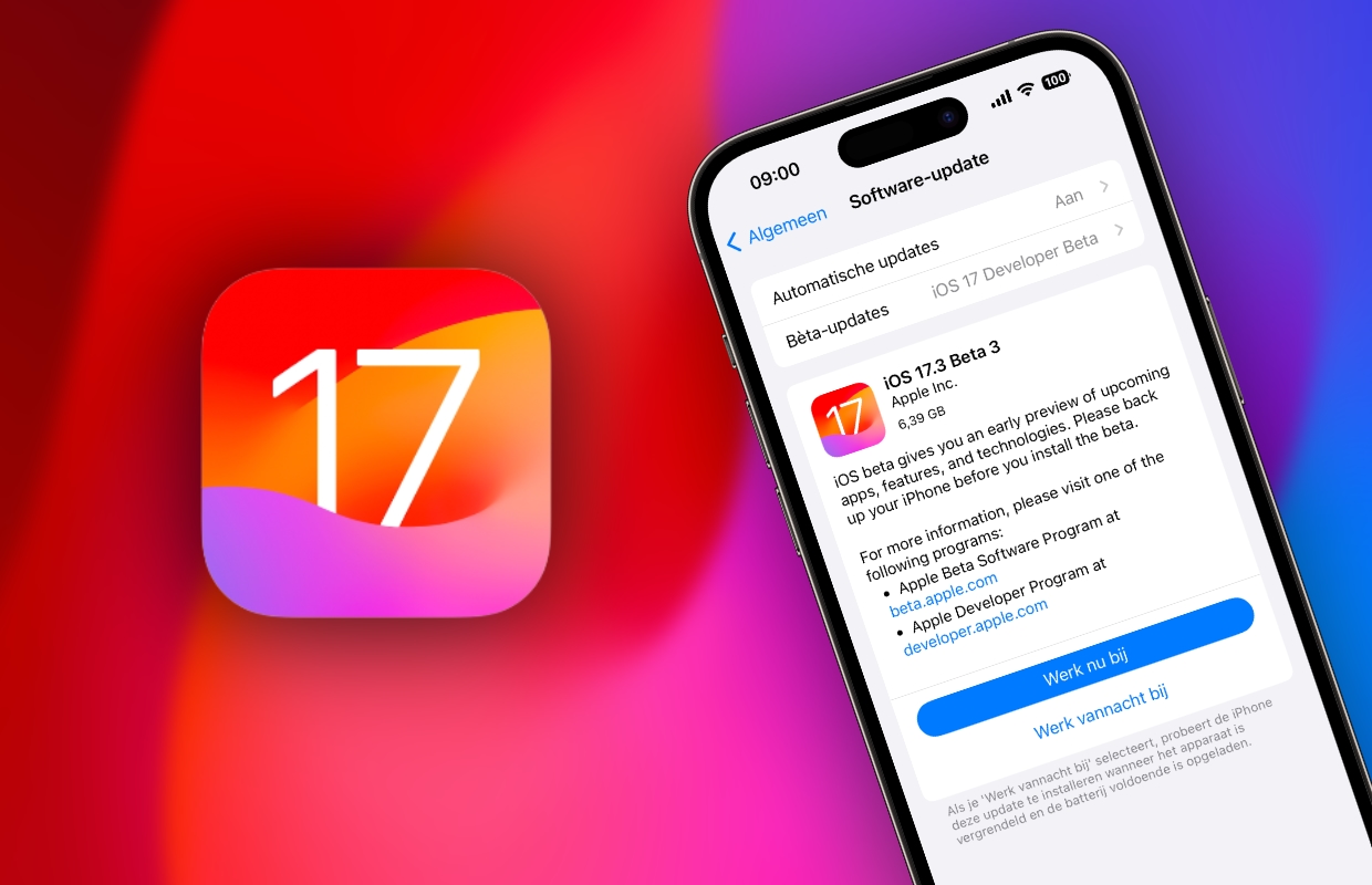 iOS 17.3 bèta 3 is uit (en lost eerdere problemen op)