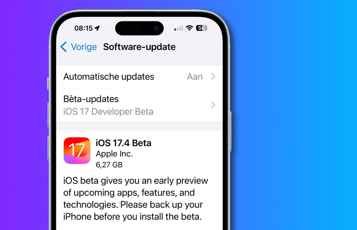 iOS 17.4 bèta 1 is uit: met veel nieuwe functies (dit zijn ze)