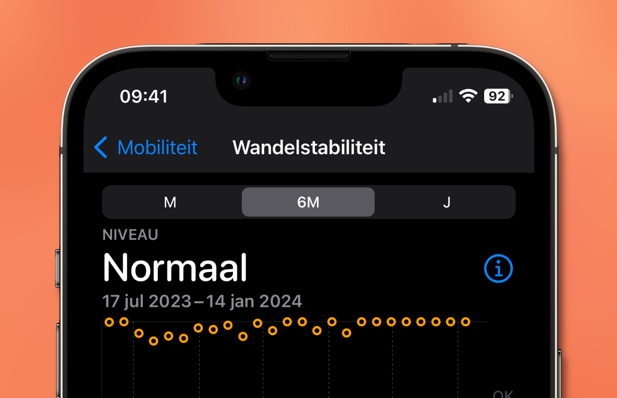 Wandelstabiliteit – zo voorkomt je iPhone dat je valt