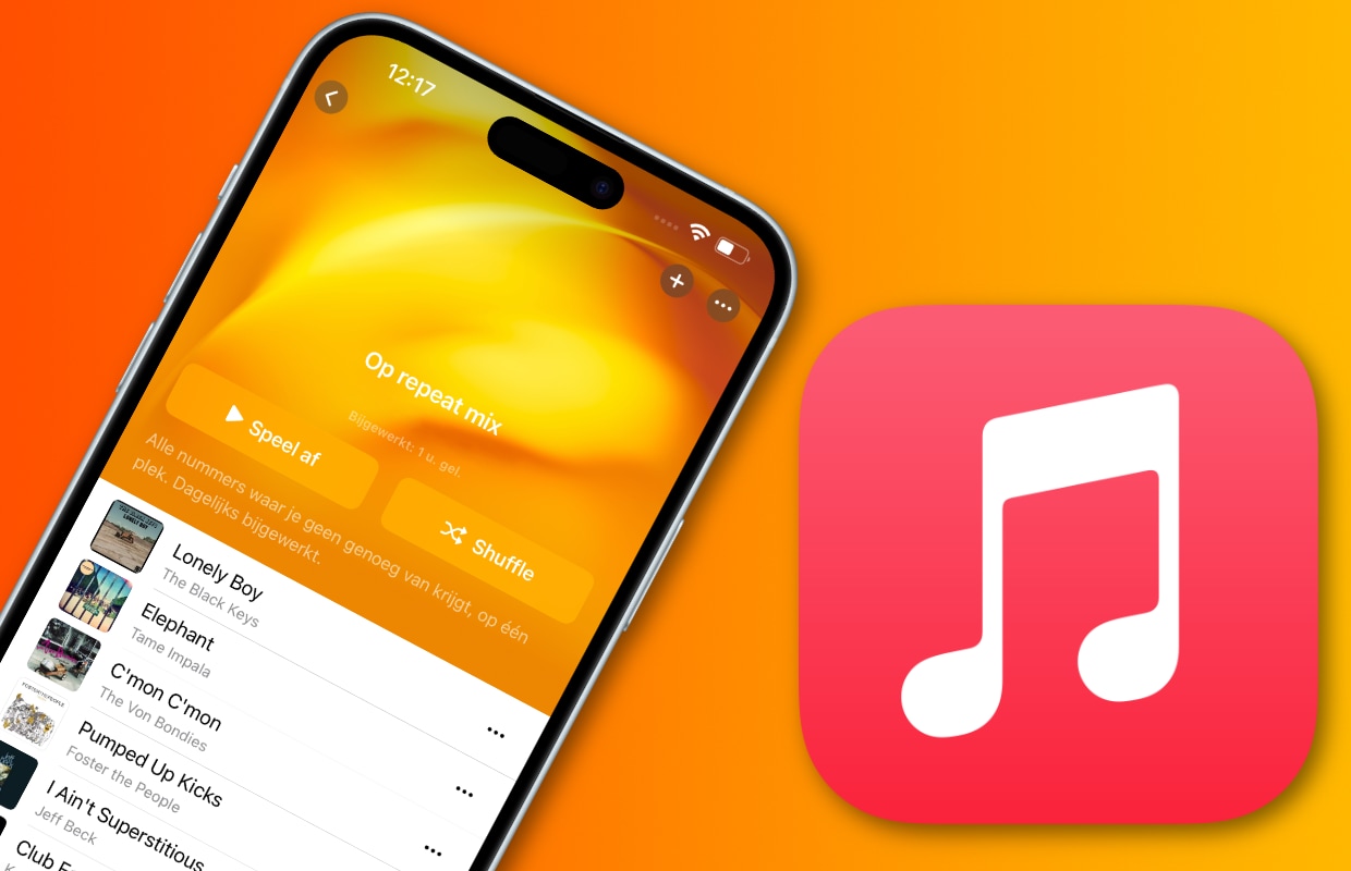 Apple Music heeft nu een Op repeat-playlist (en dat is leuk)