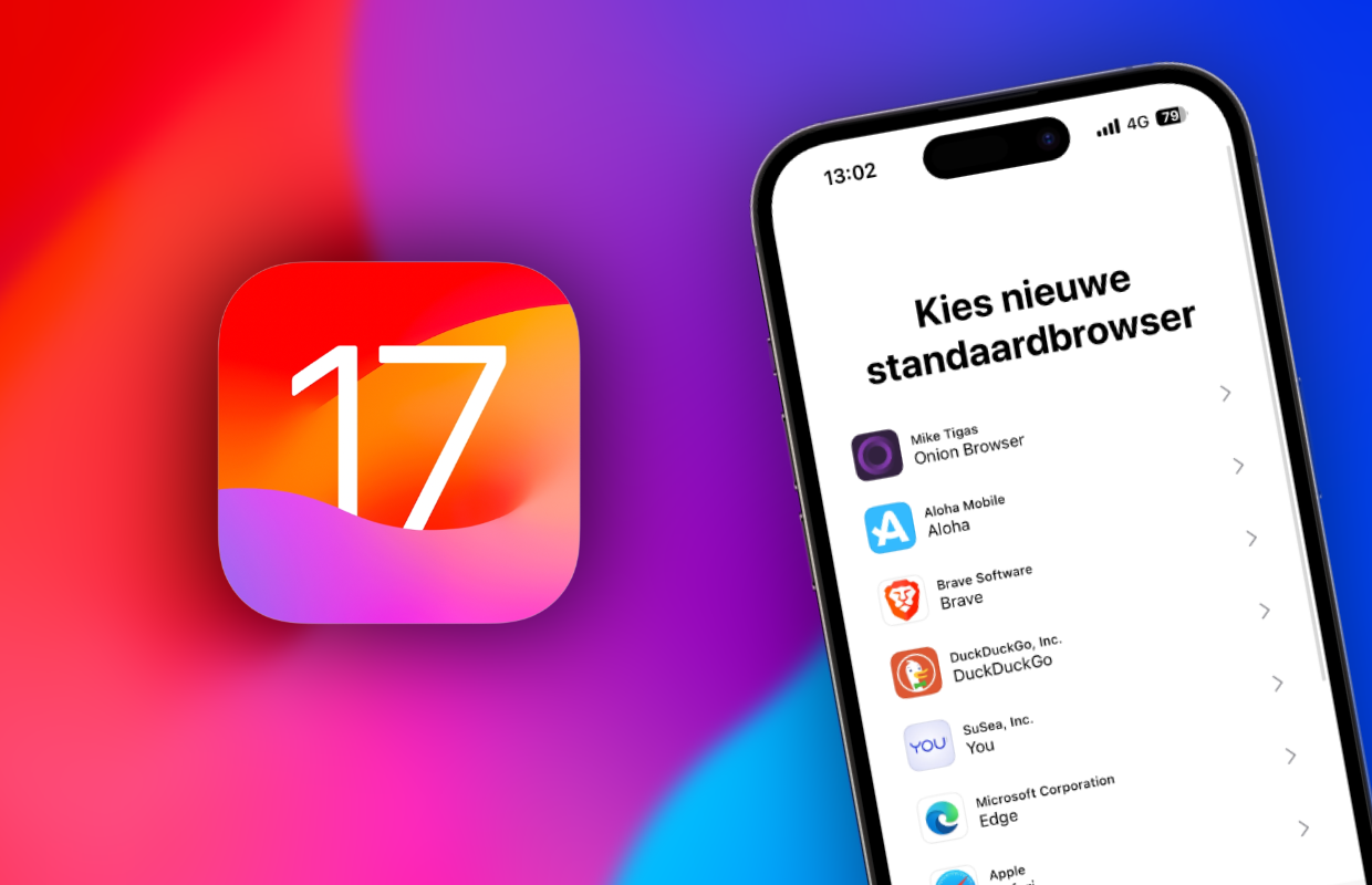 Standaardbrowser instellen op je iPhone: zo doe je dat in iOS 17.4