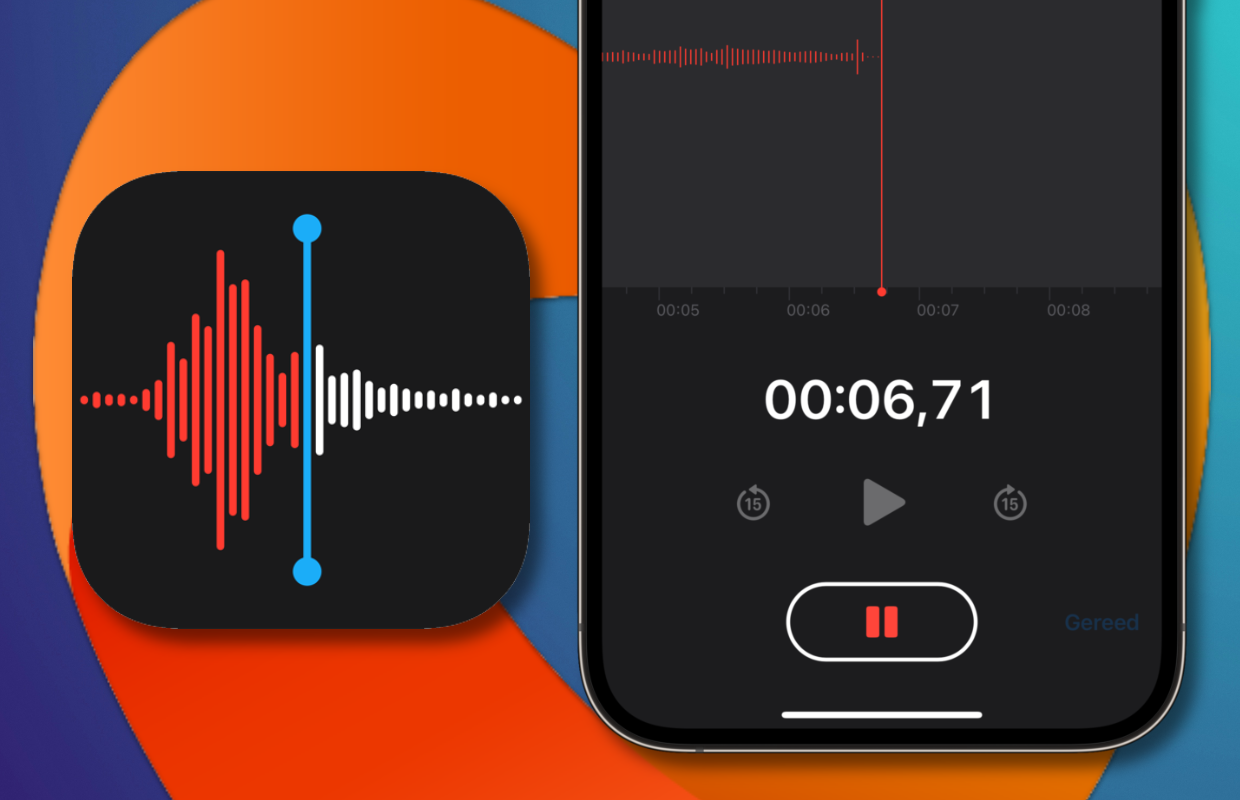 Zo gebruik je de Dictafoon op je iPhone, iPad en Apple Watch