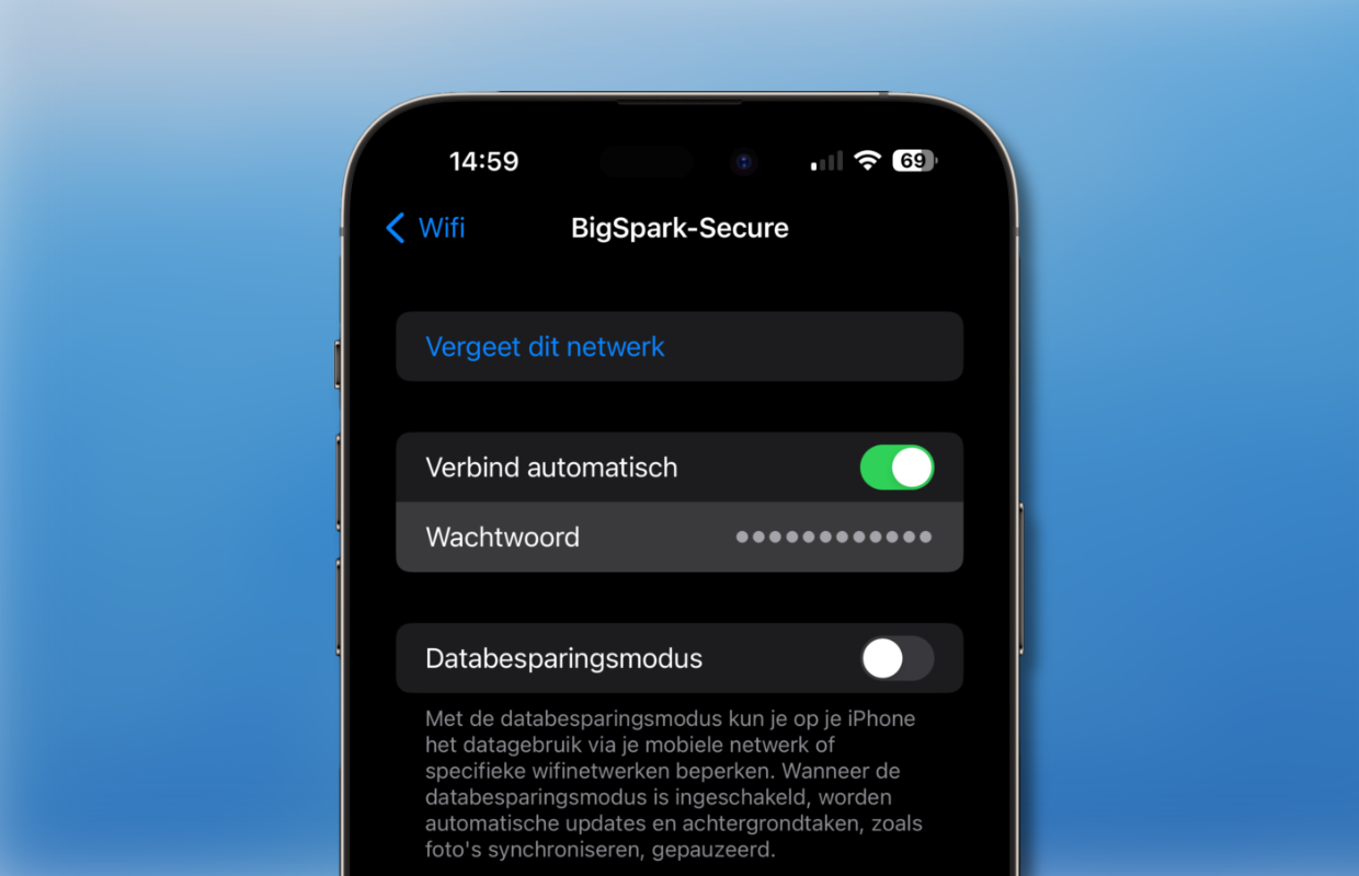 Bewaarde wifi-wachtwoorden opzoeken op een iPhone