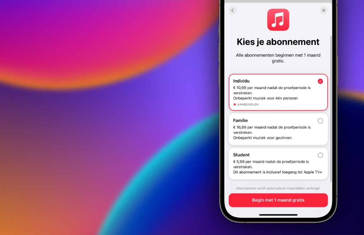 apple music abonnement