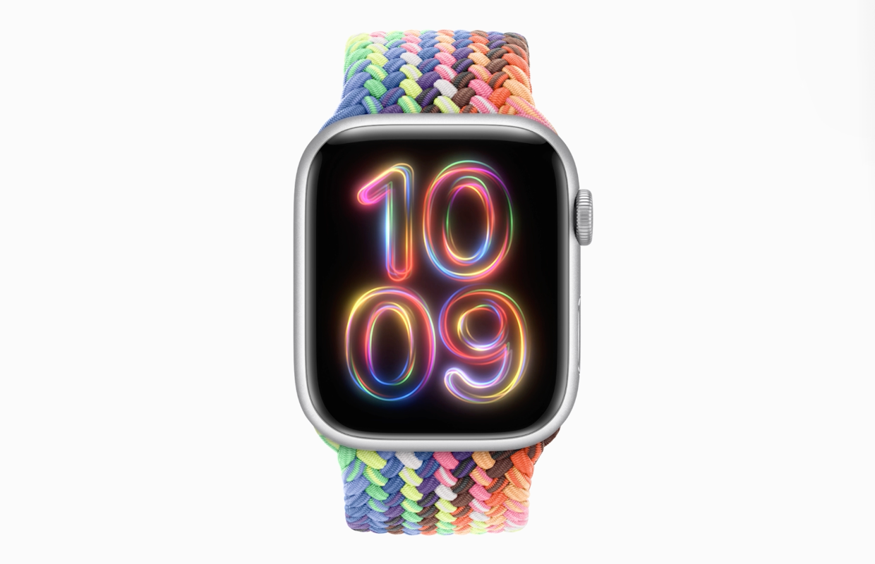 Zo stel je de nieuwe Pride 2024-wijzerplaat voor Apple Watch in