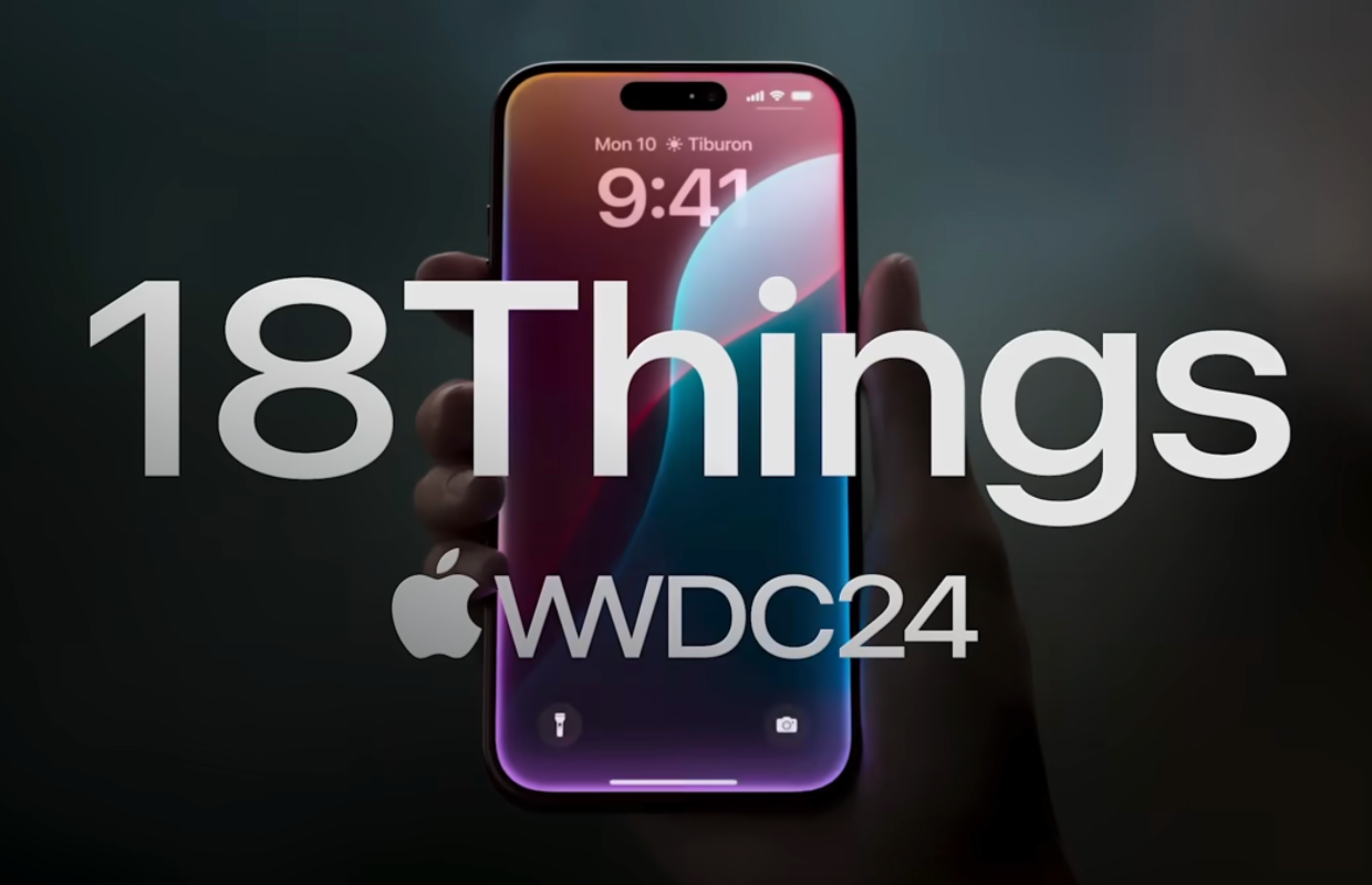 18 functies wwdc 2024