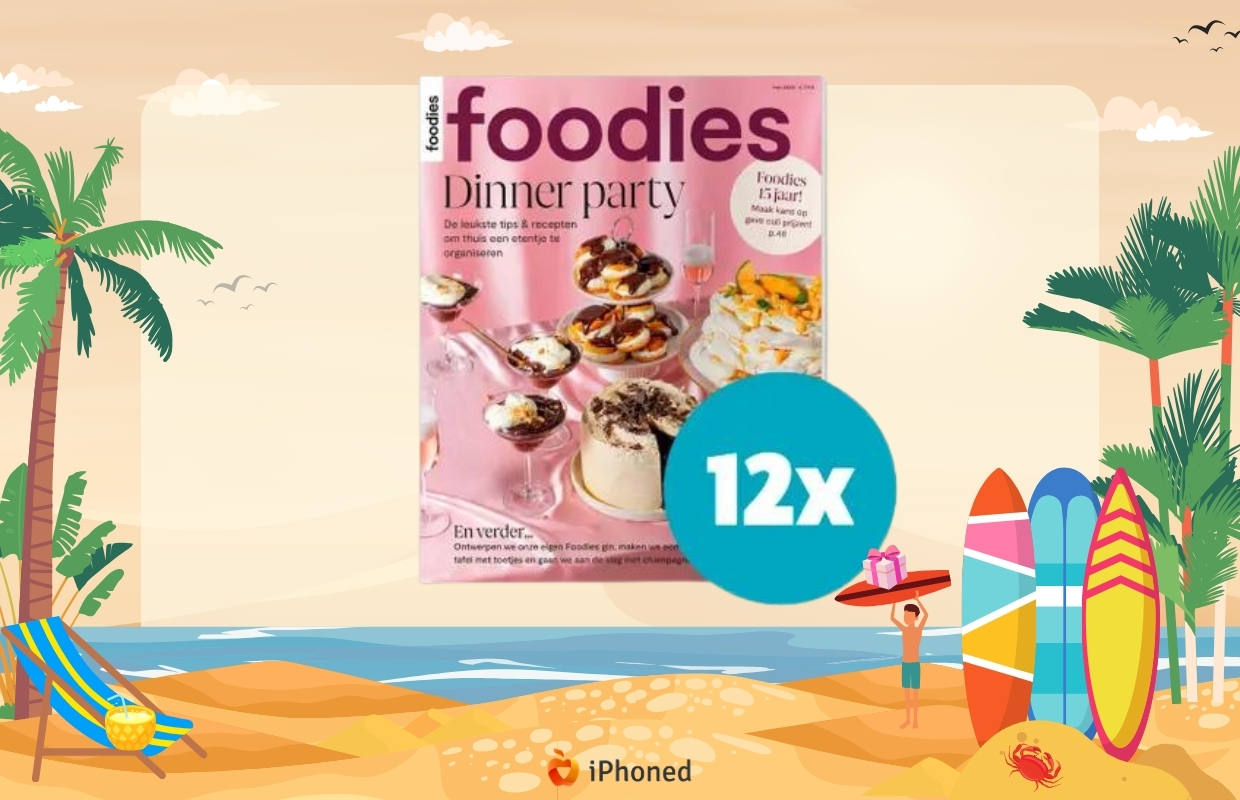 iPhoned Zomer-winactie (13 juni): win een Foodies-jaarabonnement t.w.v. 50 euro