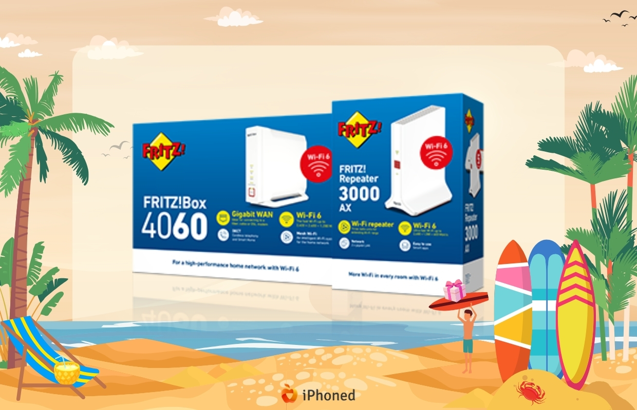 iPhoned Zomer-winactie (20 juni): win een FRITZ! Mesh Set t.w.v. 429 euro