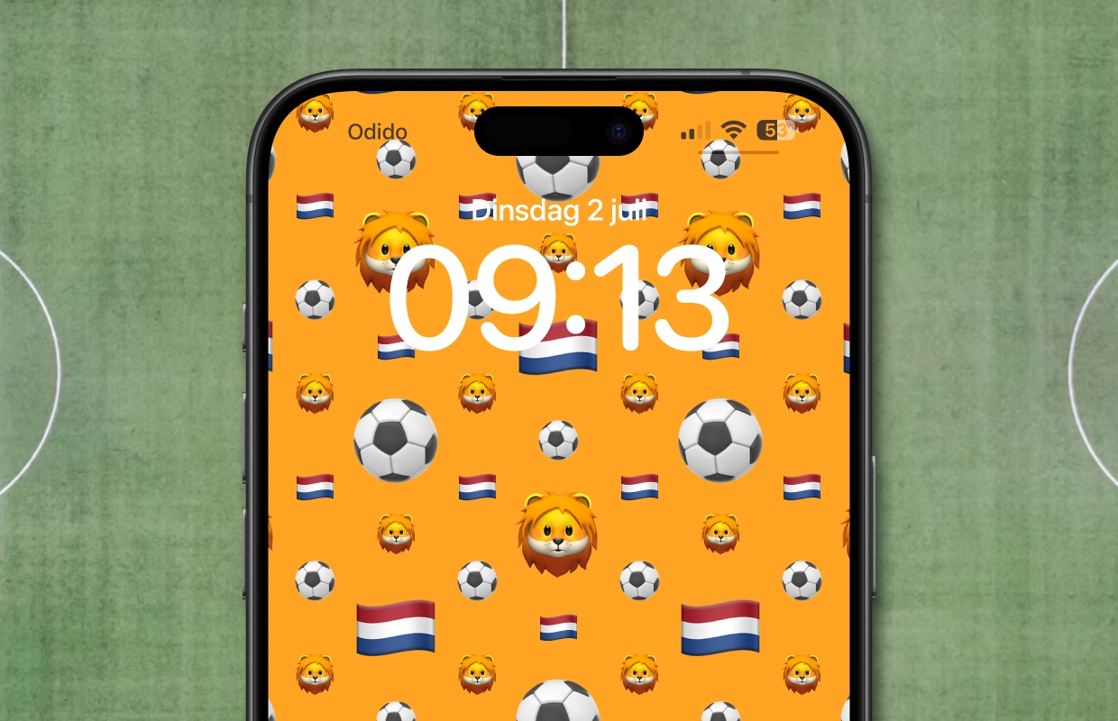 Steun Oranje met deze iPhone-achtergrond (en Apple Watch-wijzerplaat)