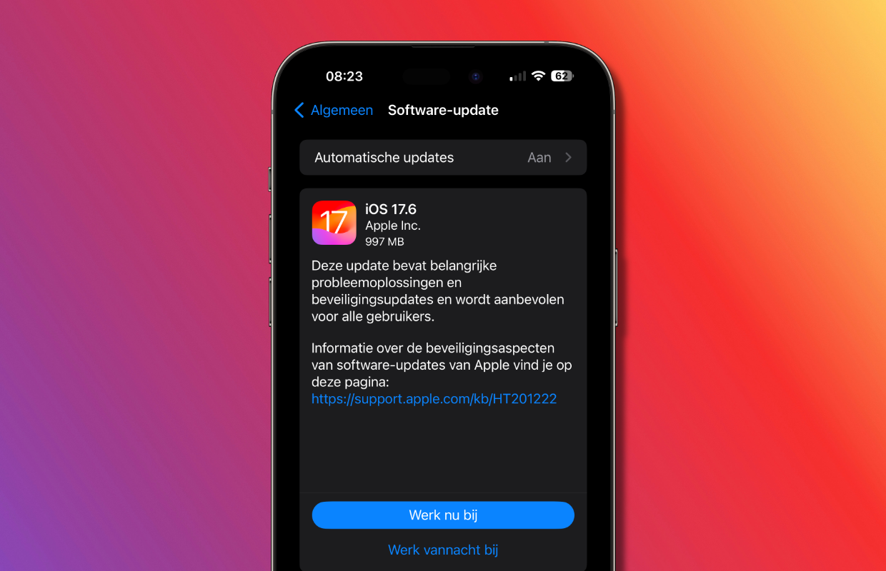 iOS 17.6 en iPadOS 17.6 zijn nu beschikbaar – dit is er nieuw!