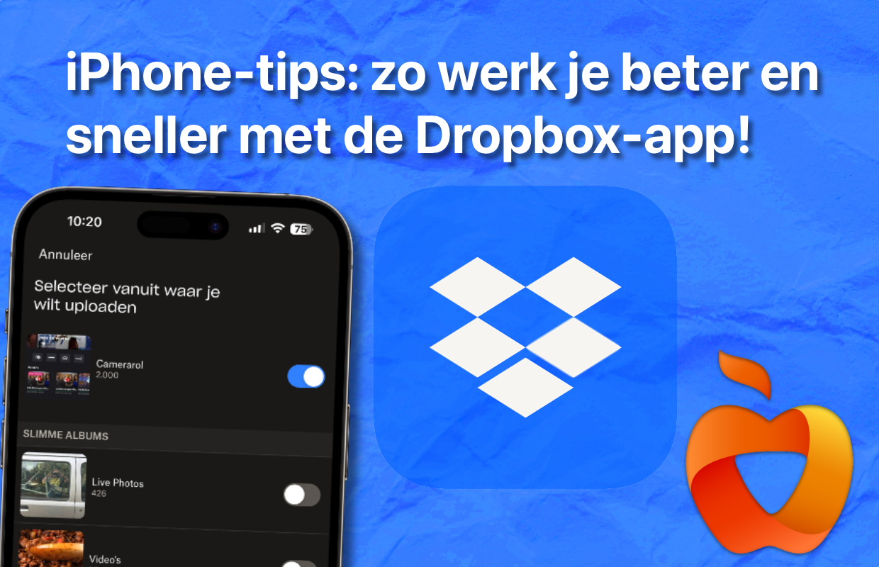 iPhone-tips: zo werk je beter en sneller met de Dropbox-app