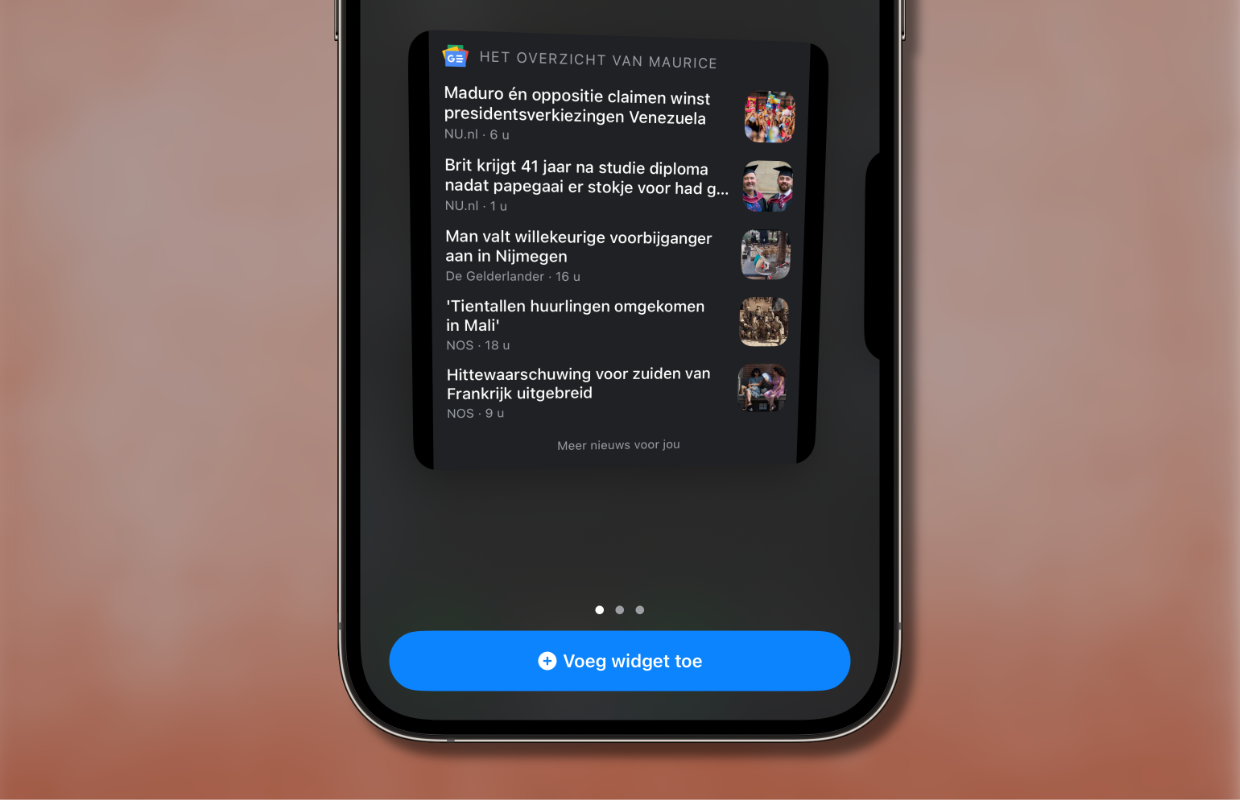 Nieuws-widget op je iPhone is weg – dit is het beste alternatief
