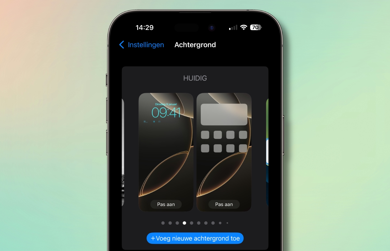 iOS 18: iPhone achtergrond instellen (dat doe je zo)