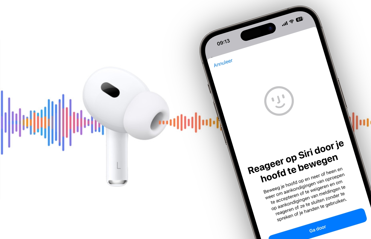 Siri hoofdgebaren aanzetten bij je AirPods: zo werkt dat