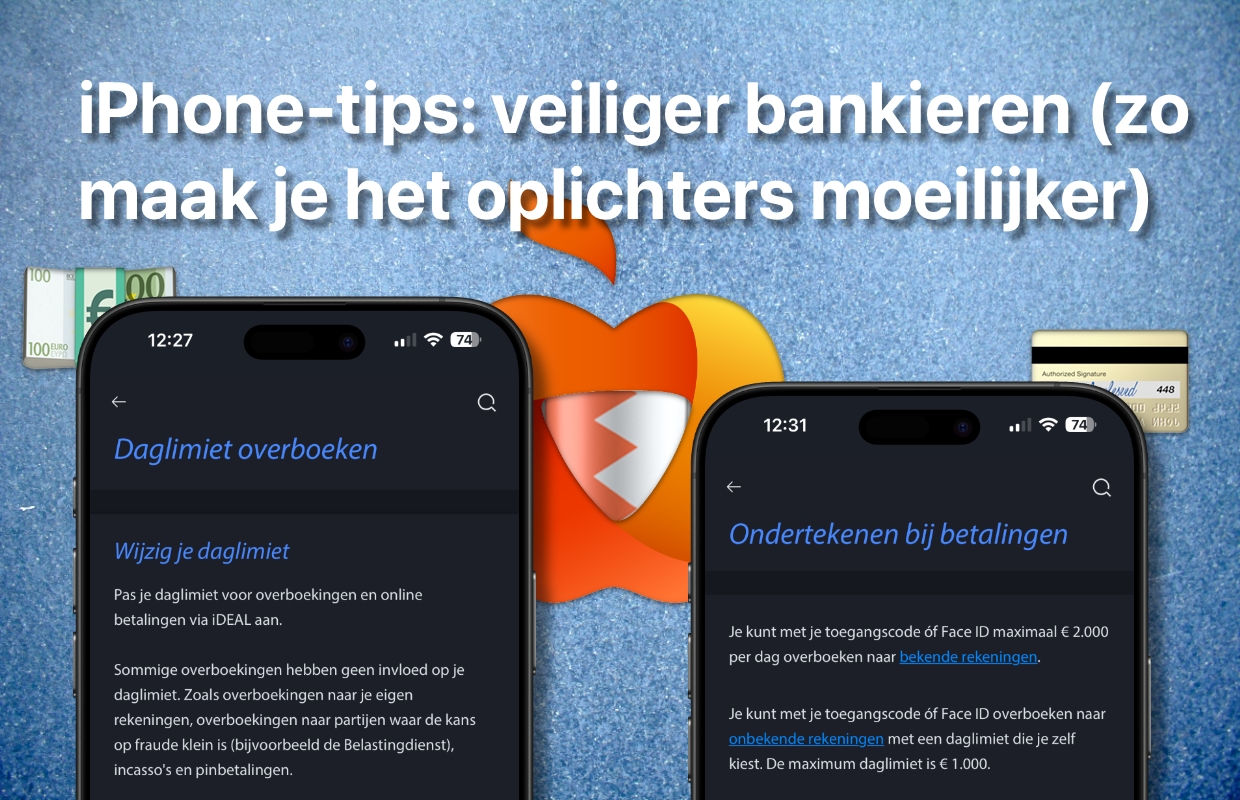 iPhone-tips: veiliger bankieren (zo maak je het oplichters moeilijker)