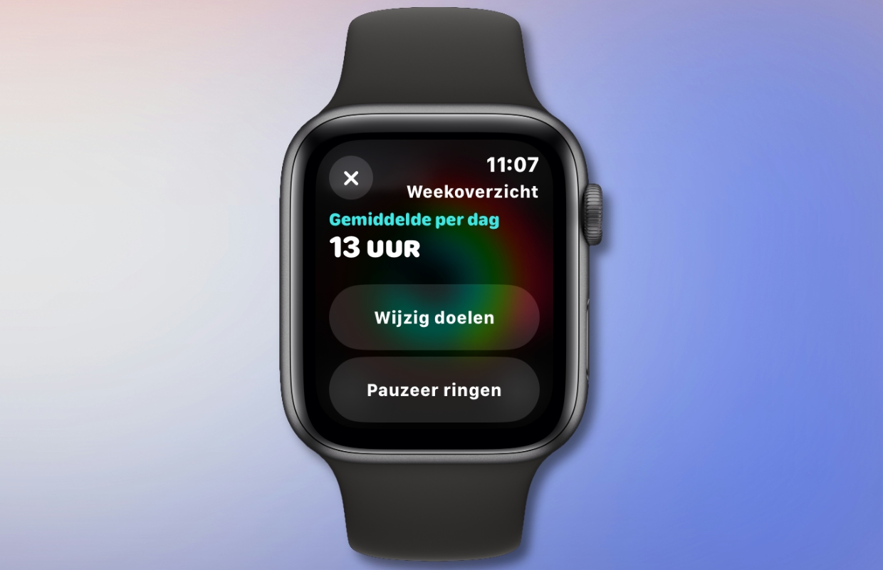 Zo pauzeer je de ringen in de Activiteit-app op je Apple Watch