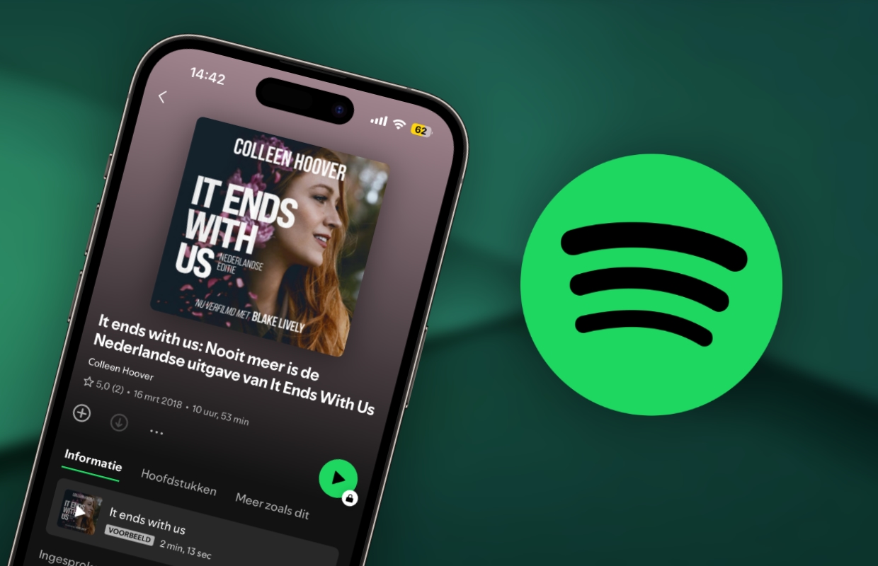 Spotify introduceert luisterboeken (voor deze prijs)