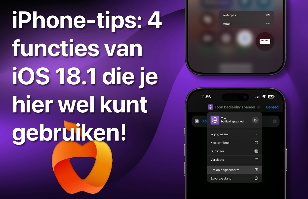 iPhone-tips: 4 functies van iOS 18.1 die je hier wel kunt gebruiken