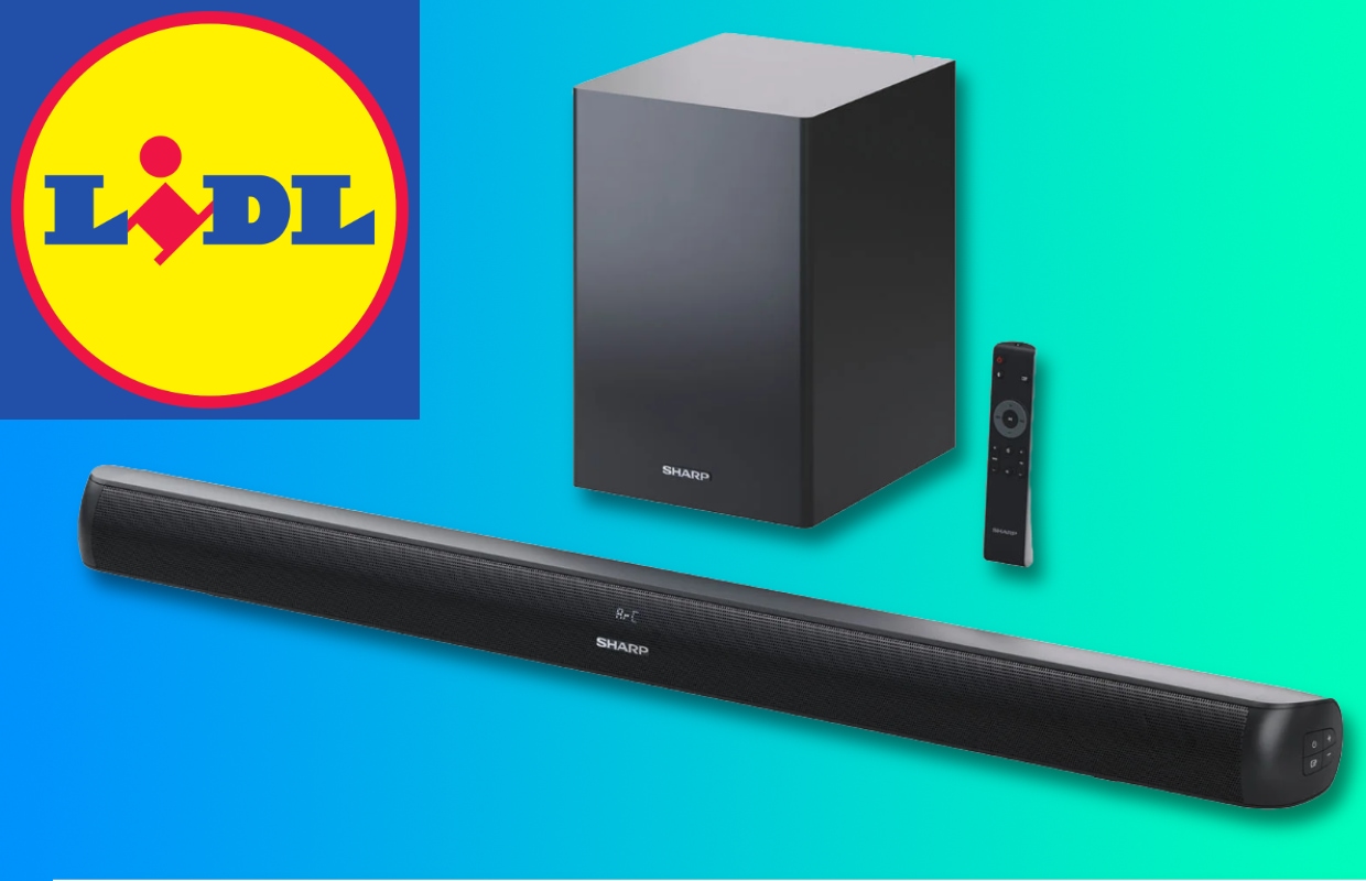 Sharp Soundbar met subwoofer: nu extra goedkoop bij Lidl