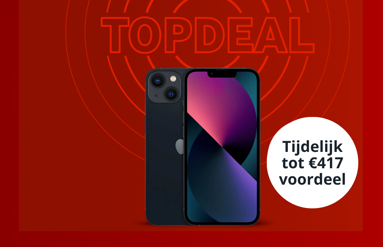 Mis het niet: tijdelijk tot 417 euro voordeel op de iPhone 13 bij Vodafone (ADV)