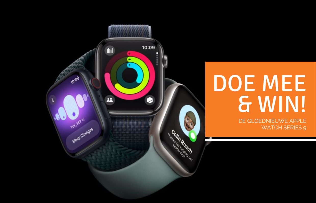 Update: de winactie is gesloten! Apple Watch Series 9 winactie: win dé smartwatch van 2023